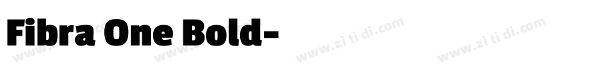 Fibra One Bold字体转换